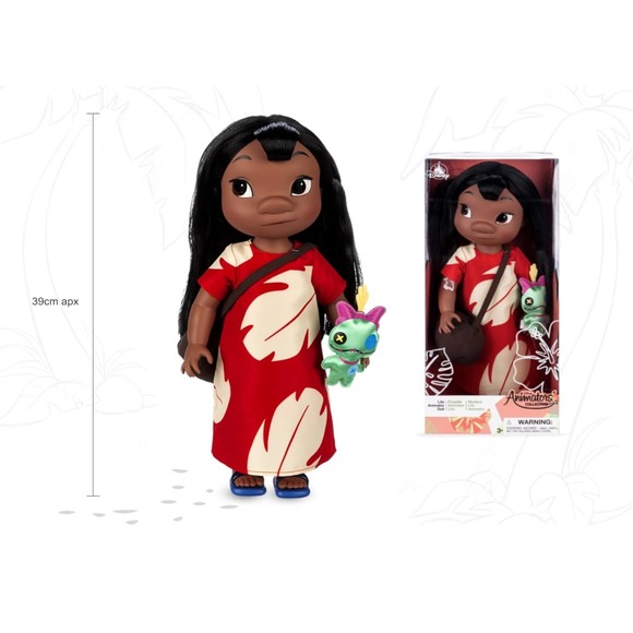 Disney Animators' Collection Lilo Doll with Scrump Pet 16" Lilo & Stitch - Picture 3 of 6